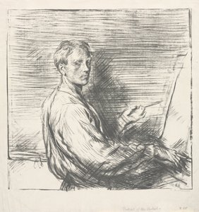 Portrait of the Artist, No. 1 by Charles Haslewood Shannon