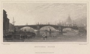 Southwark Bridge by Charles Heath