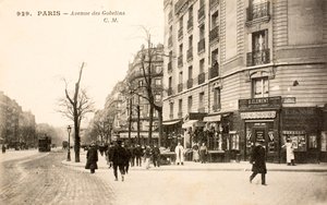 Postcard/Avenue des Gobelins/Paris/Seine/Ile de France/France