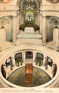 Postcard/Tomb of Napoleon I/Invalides/Paris/Seine/Ile de France/France