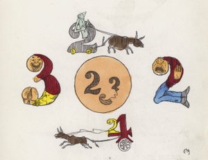 Crazy figures by Charles Henry (after) Bennett