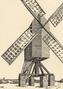 A Medieval Windmill, 1931