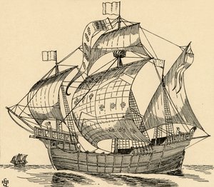 A Ship of the Time of Christopher Columbus