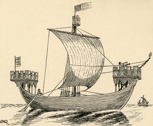 A Ship of the Time of Edward I. Based on the Dover Seal