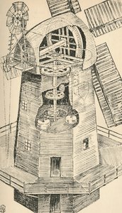 A Smock Mill by Charles Henry Bourne Quennell