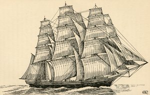 A Tea Clipper, 1931 by Charles Henry Bourne Quennell