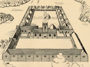 Birds-eye view of Carthusian Monastery