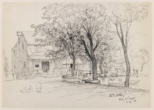 At the Alley, 21st August, 1882 by Charles Henry Miller