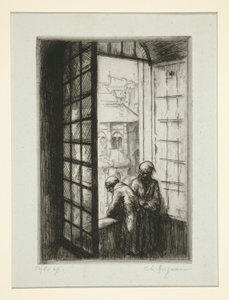 A Window of the Old Hôtel-Dieu by Charles Heyman