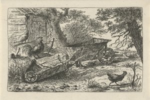 Two Wheelbarrows by Charles Howard Hodges (possibly)