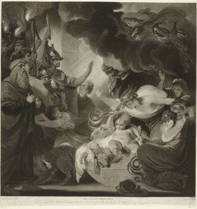 Hercules Strangles the Two Serpents in His Cradle