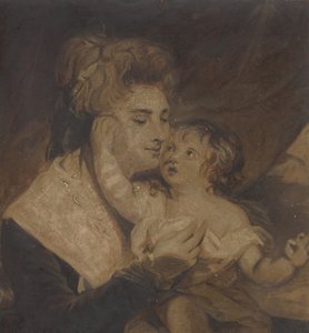 Lady Dashwood and Her Son, ca. 1785 by Charles Howard Hodges