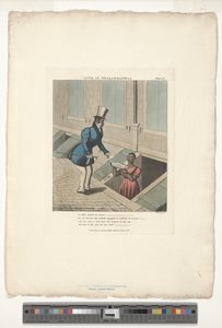 Calling on Miss Dinah, plate number 11 of 20, adapted from Life in Philadelphia by Edward W. Clay by Charles Hunt