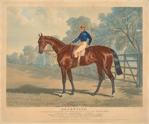 Deception, Winner of the Oaks Stakes at Epsom, 1839, Rode by J. Day