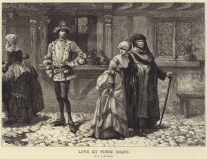 Love at First Sight by Charles J. (after) Staniland