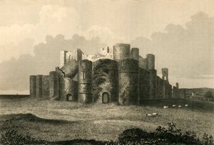 Pevensey Castle in 1737