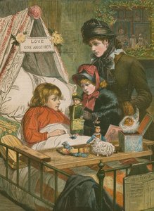 Christmas Comes but Once a Year: A Scene at the Evelina Hospital by Charles J. Staniland