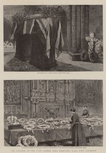 The Funeral of the Late Alfred Lord Tennyson, DCL, Poet Laureate by Charles J. Staniland