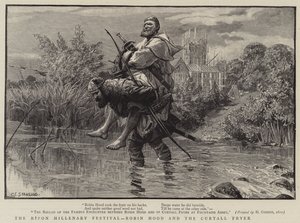The Ripon Millenary Festival, Robin Hood and the Curtall Fryer by Charles J. Staniland
