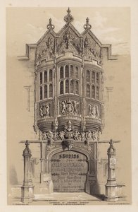 Frontispiece for Old English Mansions, Third Series, by C J Richardson by Charles James Richardson