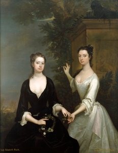 Lady Elizabeth and Lady Henrietta Finch, c. 1730-1731 by Charles Jervas