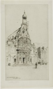 St. Etienne du Mont, Paris by Charles John Watson