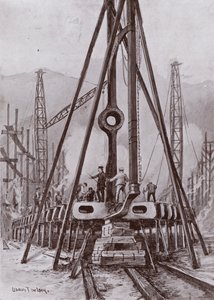 Making the Double Bottom of a Ship by Charles John de (after) Lacy