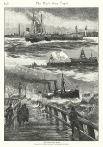 The Channel Mail Boats by Charles John de (after) Lacy