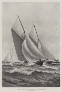 The First Yachting Season of the Century, a Neck-and-Neck Race by Charles John de Lacy