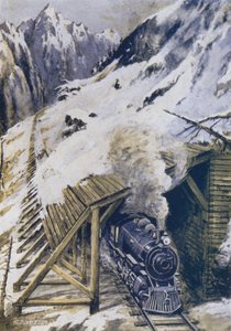 How trains are protected from avalanches