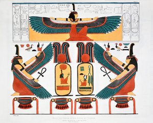 Mural from the Tombs of the Kings at Thebes by Charles Joseph Hullmandel