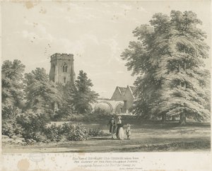 Rugeley Church by Charles Joseph Hullmandel