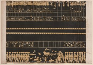 Zodiak from the tomb of Psammis in Thebes, New Kingdom, illustration from 