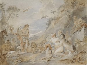 Orpheus Charming the Nymphs, Dryads, and Animals, 1757