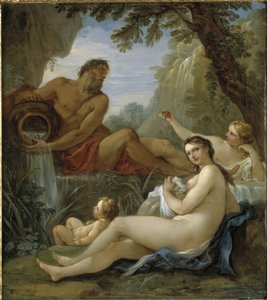 Rivergod and Spring Nymph