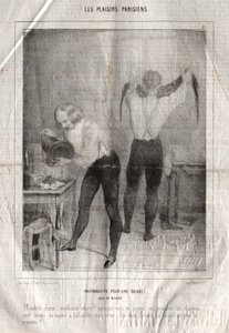 The Pleasures of Paris: Preparations for an Evening. Luxury and Misery. Cursed pen! bad ink!...