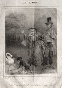 Scenes of Manners: Bellotte! My Little Bellote! Will You Leave That Ugly Fish!