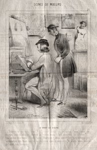 Scenes of Manners: The Right of Visit. I hope I do not disturb you?...