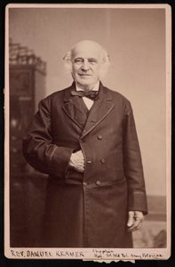 Portrait of Rev. Samuel Kramer 1808-1891 by Charles L Kempf
