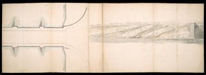 Designs of the Projected Bridge on the River Thames in London