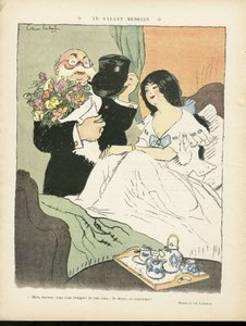 Illustration of Chas-Laborde (1886-1941) in Le Rire by Charles Laborde
