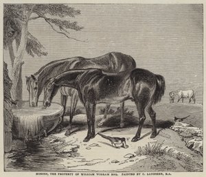 Horses, the Property of William Wigram, Esquire by Charles Landseer