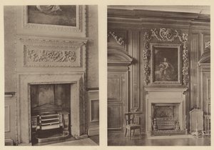 Belton House, Grantham, Two Chimney Pieces by Charles Latham
