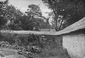 Garden Enclosed by Chalk Walls at Clouds