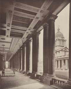 Greenwich Hospital, the Colonnade by Charles Latham