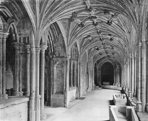 The East Cloister at Laycock Abbey, Wilts