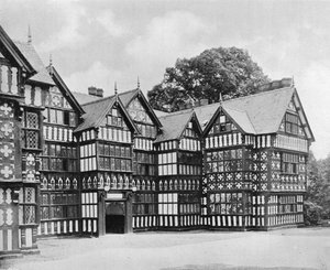 The East Wing, Park Hall, Oswestry, Shropshire (destroyed by fire in 1918)