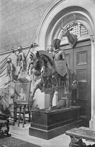 Visconti Plate Armour in the Hall by Charles Latham
