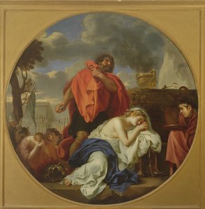 Jephthah About to Sacrifice His Daughter by Charles Le Brun
