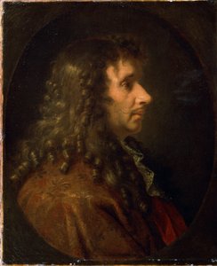 Moliere (Profile portrait of Jean-Baptiste Poquelin) by Charles Le Brun